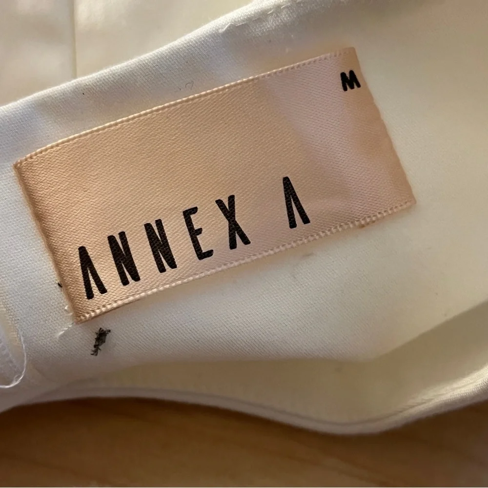 ANNEX A cold shoulder bell sleeve ruffled top blouse - Picture 4 of 11
